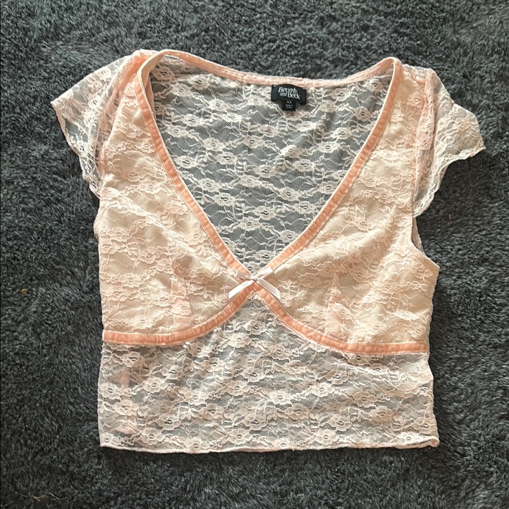 NWOT PacSun lace tshirt
